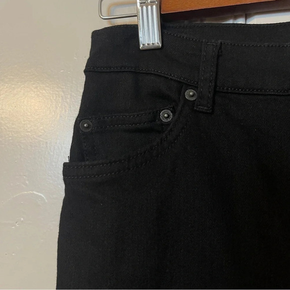 Reformation‎ Harper High Waist Cropped Jean 26 Black Skinny Sustainable Organic - Picture 4 of 12